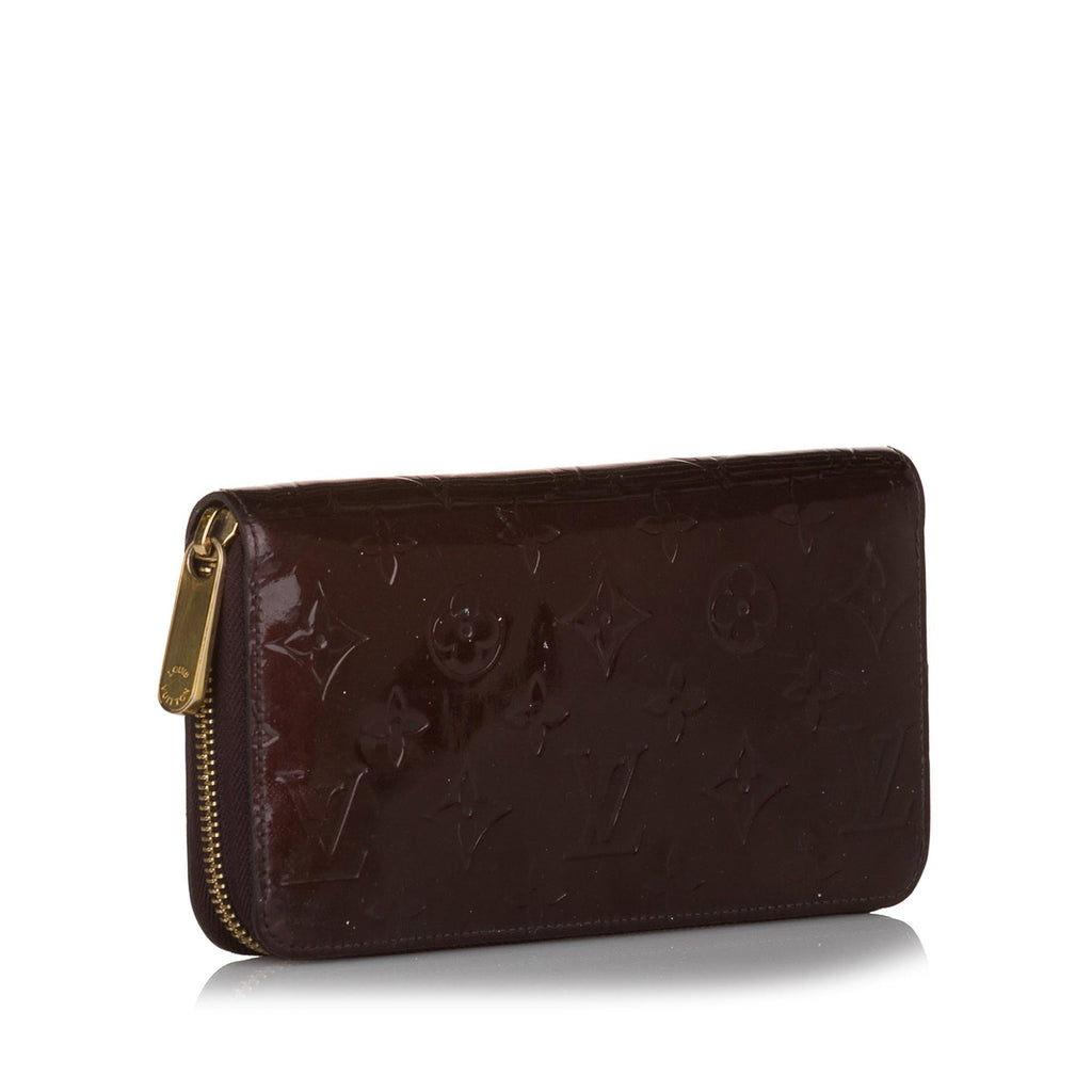 Louis Vuitton Monogram Vernis Zippy Long Wallet (SHG-33858)