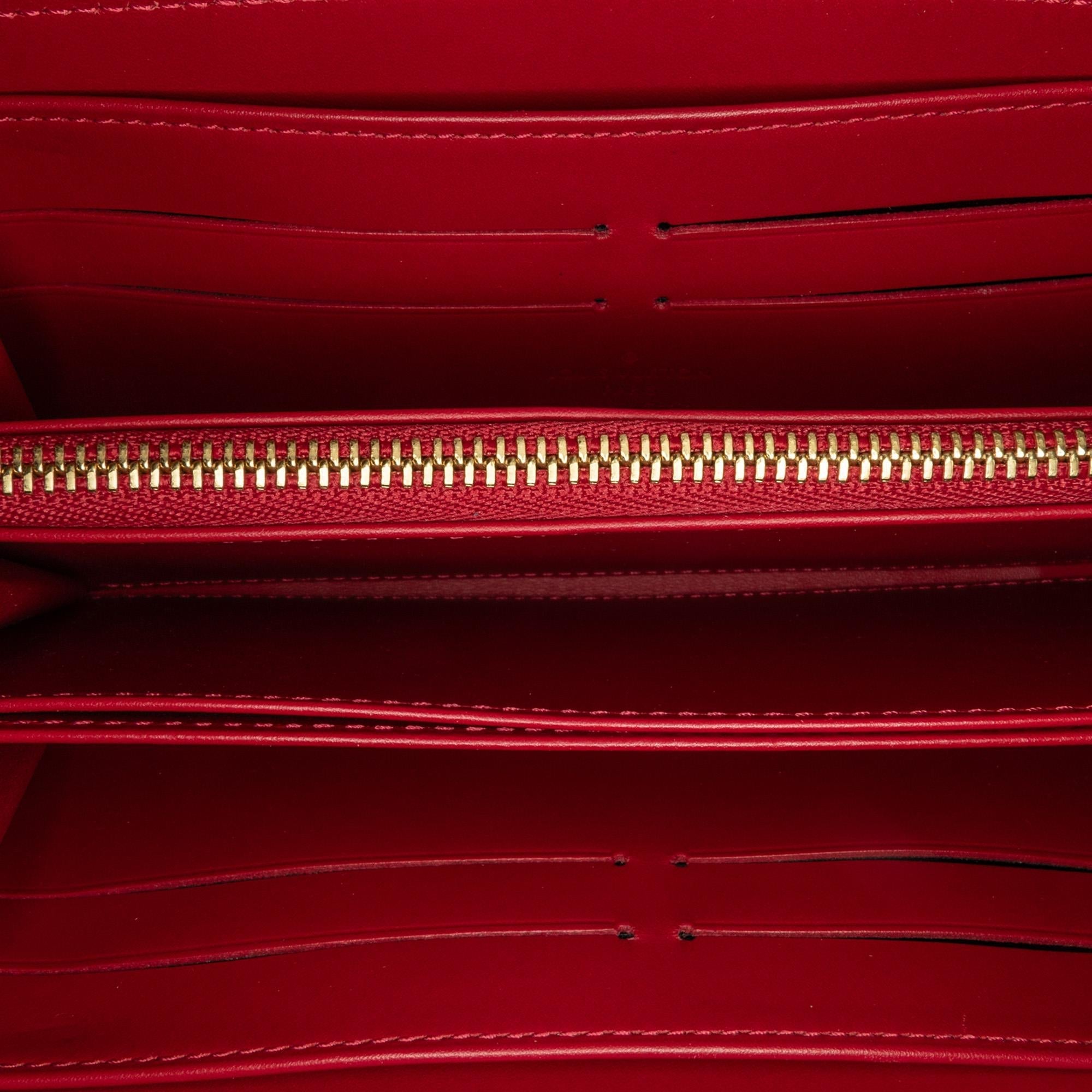 Louis Vuitton Monogram Vernis Zippy Long Wallet (SHG-3vaE30)