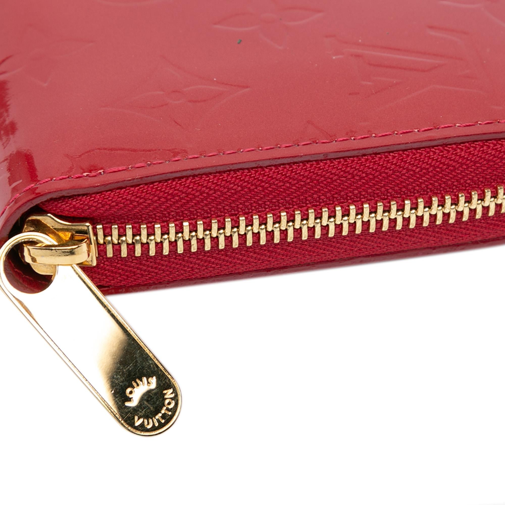 Louis Vuitton Monogram Vernis Zippy Long Wallet (SHG-3vaE30)