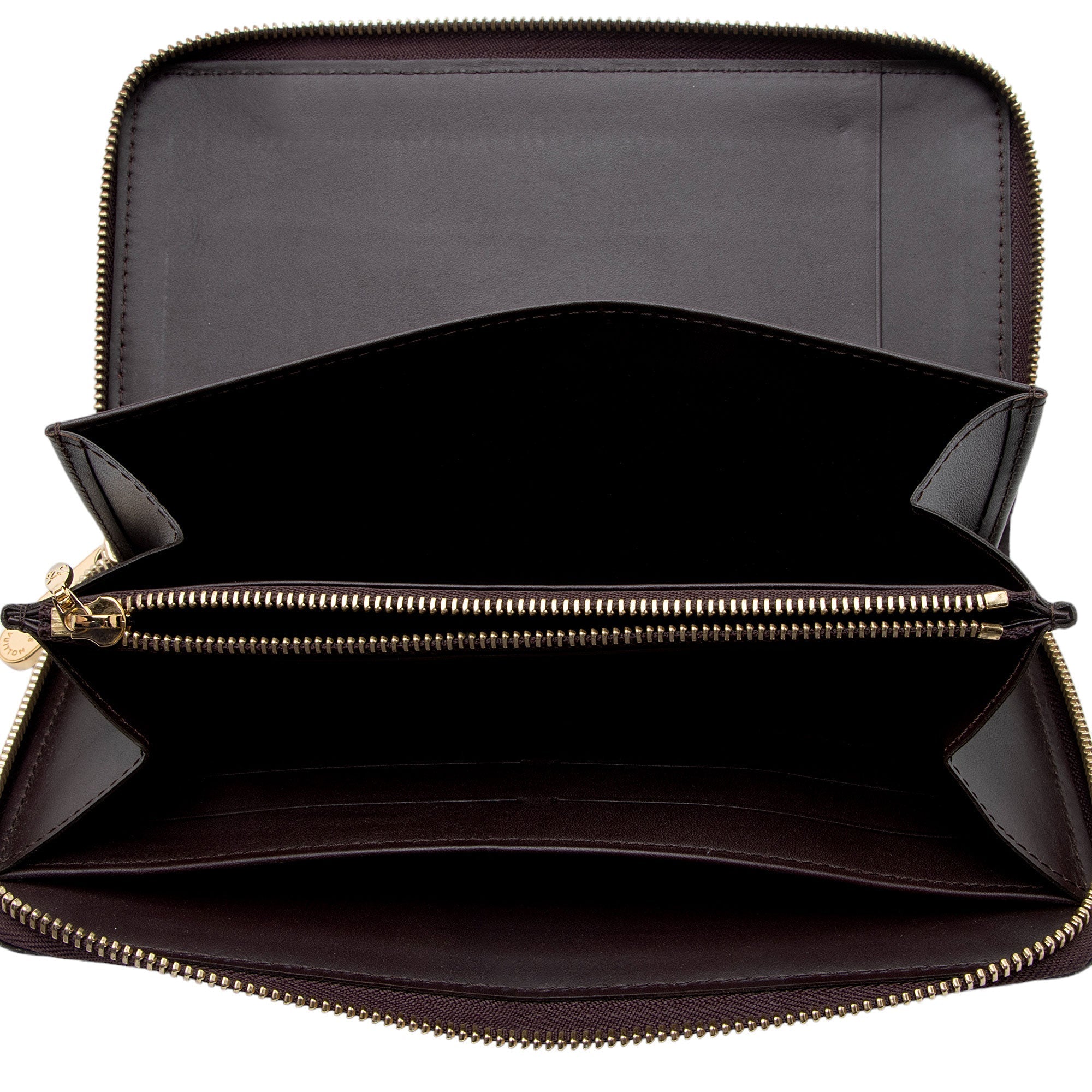 Louis Vuitton Monogram Vernis Zippy Organizer Wallet (SHF-UgvClu)