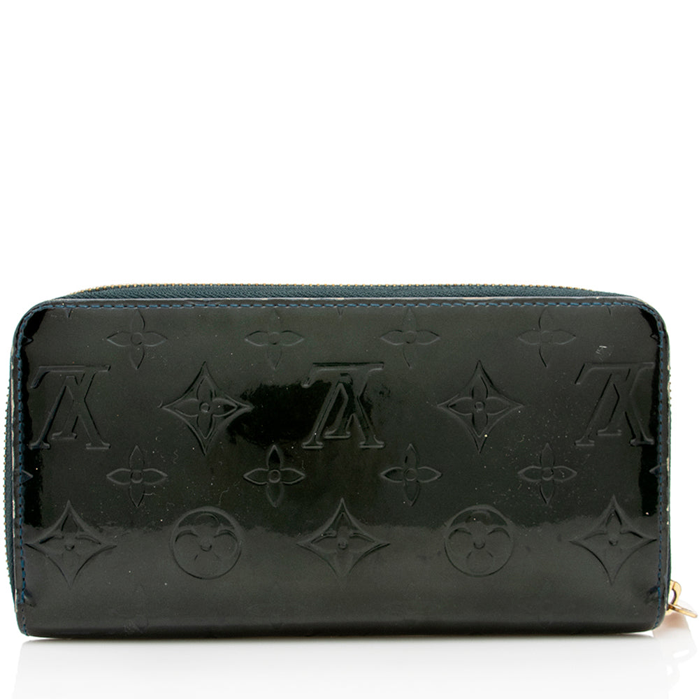 Louis Vuitton Monogram Vernis Zippy Wallet (SHF-15116)