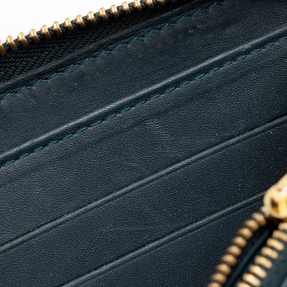 Louis Vuitton Monogram Vernis Zippy Wallet (SHF-15116)