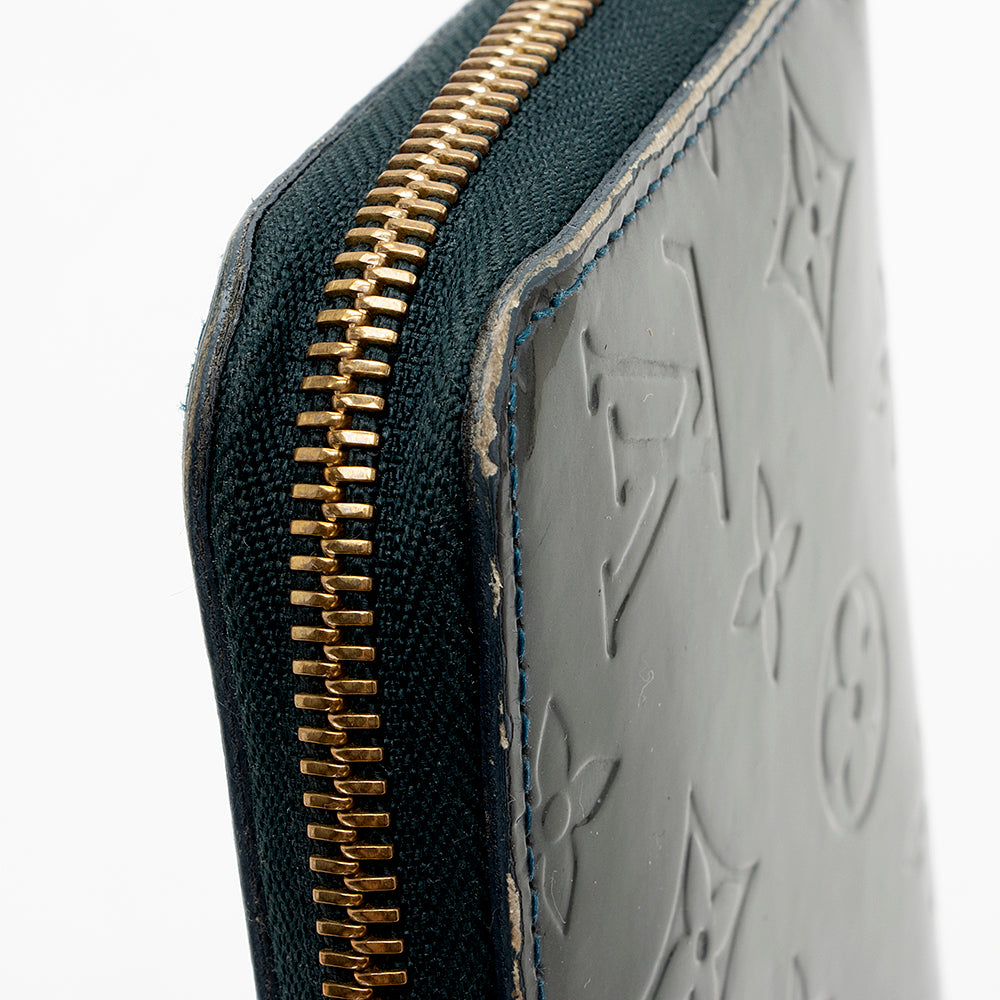 Louis Vuitton Monogram Vernis Zippy Wallet (SHF-15116)