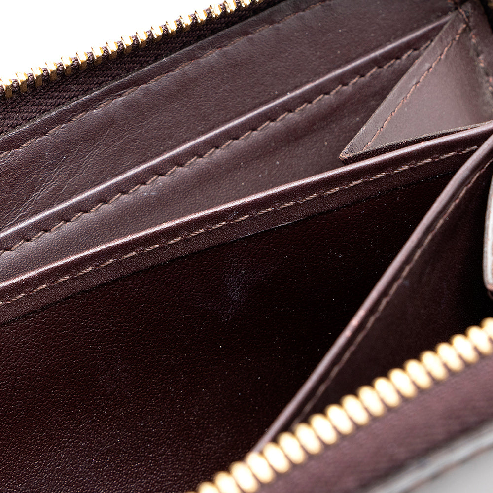 Louis Vuitton Monogram Vernis Zippy Wallet (SHF-19366)