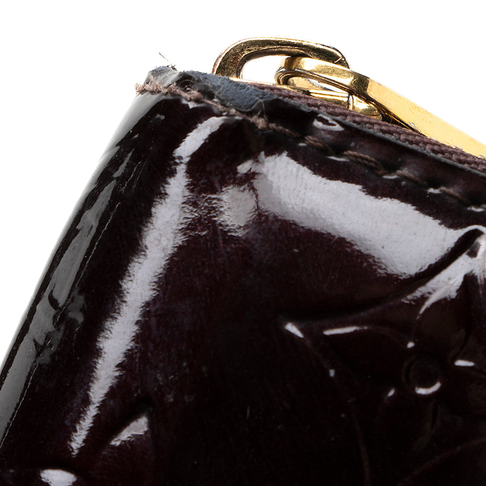 Louis Vuitton Monogram Vernis Zippy Wallet (SHF-19366)