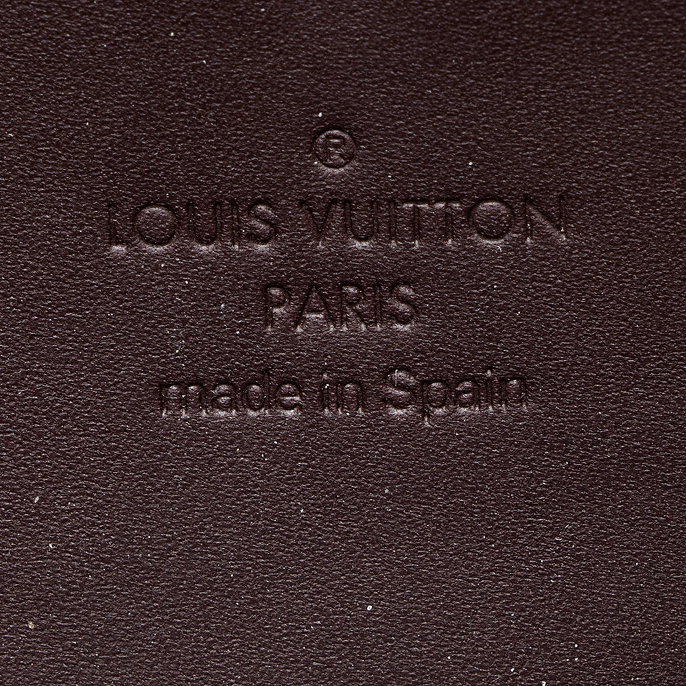 Louis Vuitton Monogram Vernis Zippy Wallet (SHF-19366)