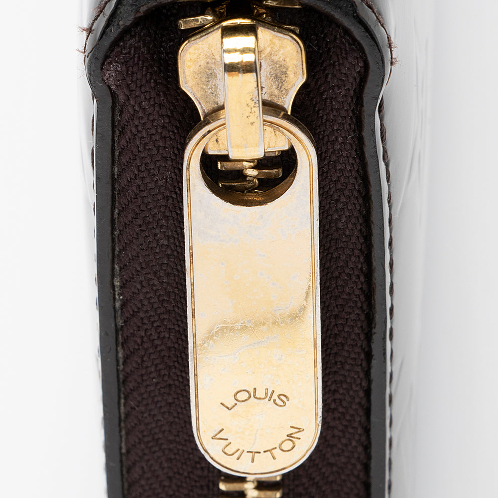Louis Vuitton Monogram Vernis Zippy Wallet (SHF-20929)