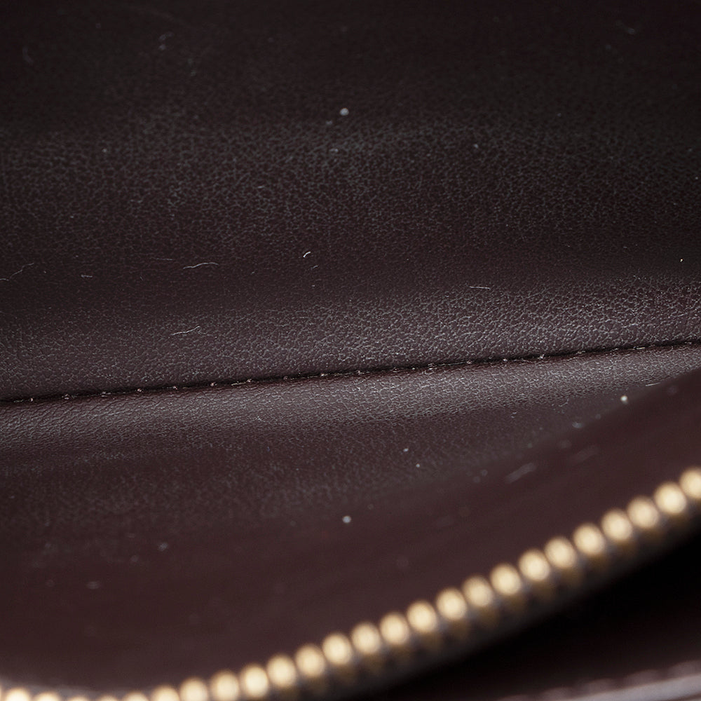 Louis Vuitton Monogram Vernis Zippy Wallet (SHF-20929)