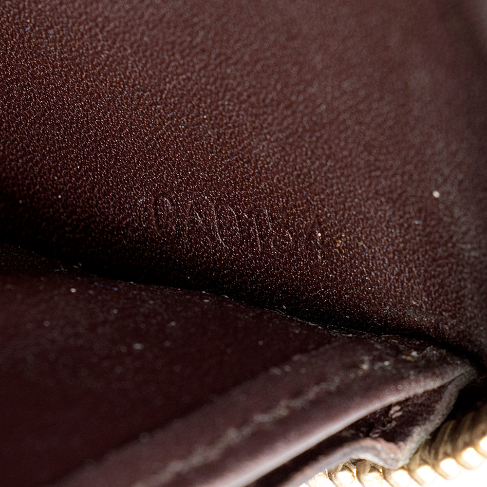 Louis Vuitton Monogram Vernis Zippy Wallet (SHF-20944)