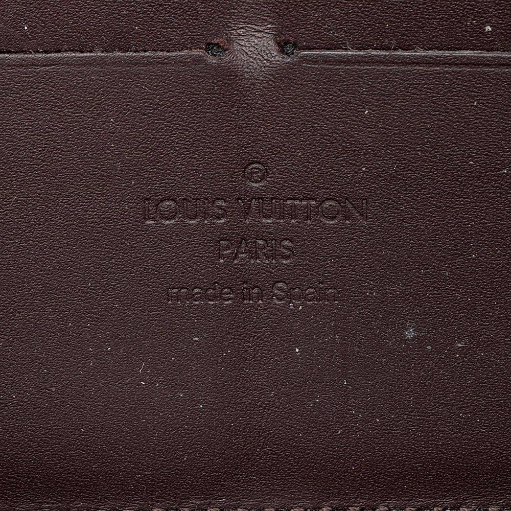 Louis Vuitton Monogram Vernis Zippy Wallet (SHF-20944)