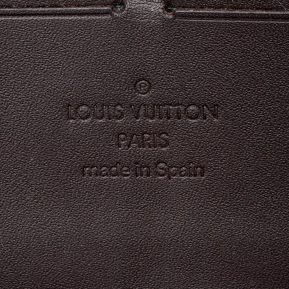 Louis Vuitton Monogram Vernis Zippy Wallet (SHF-20960)