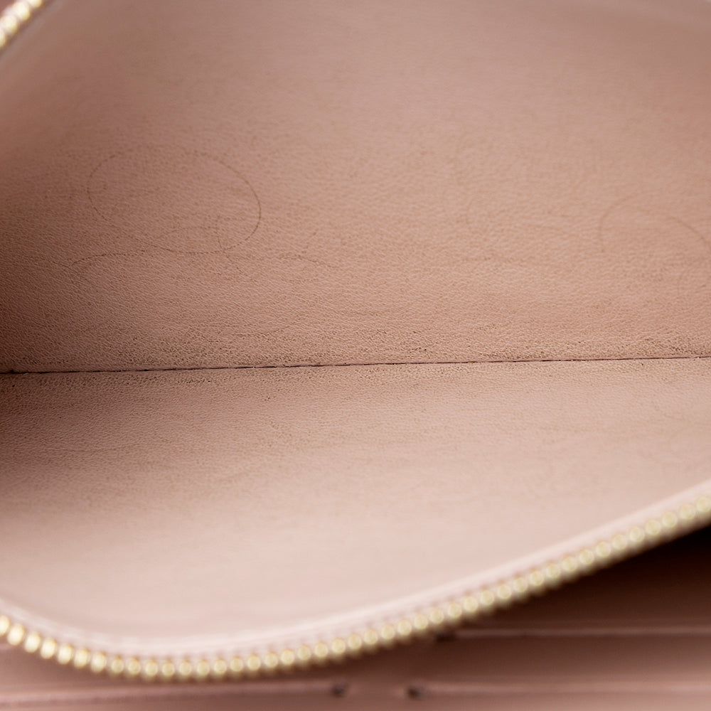 Louis Vuitton Monogram Vernis Zippy Wallet (SHF-21884)