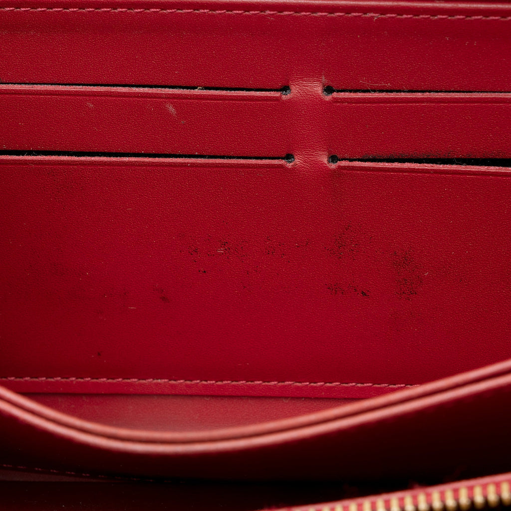 Louis Vuitton Monogram Vernis Zippy Wallet (SHF-22209)