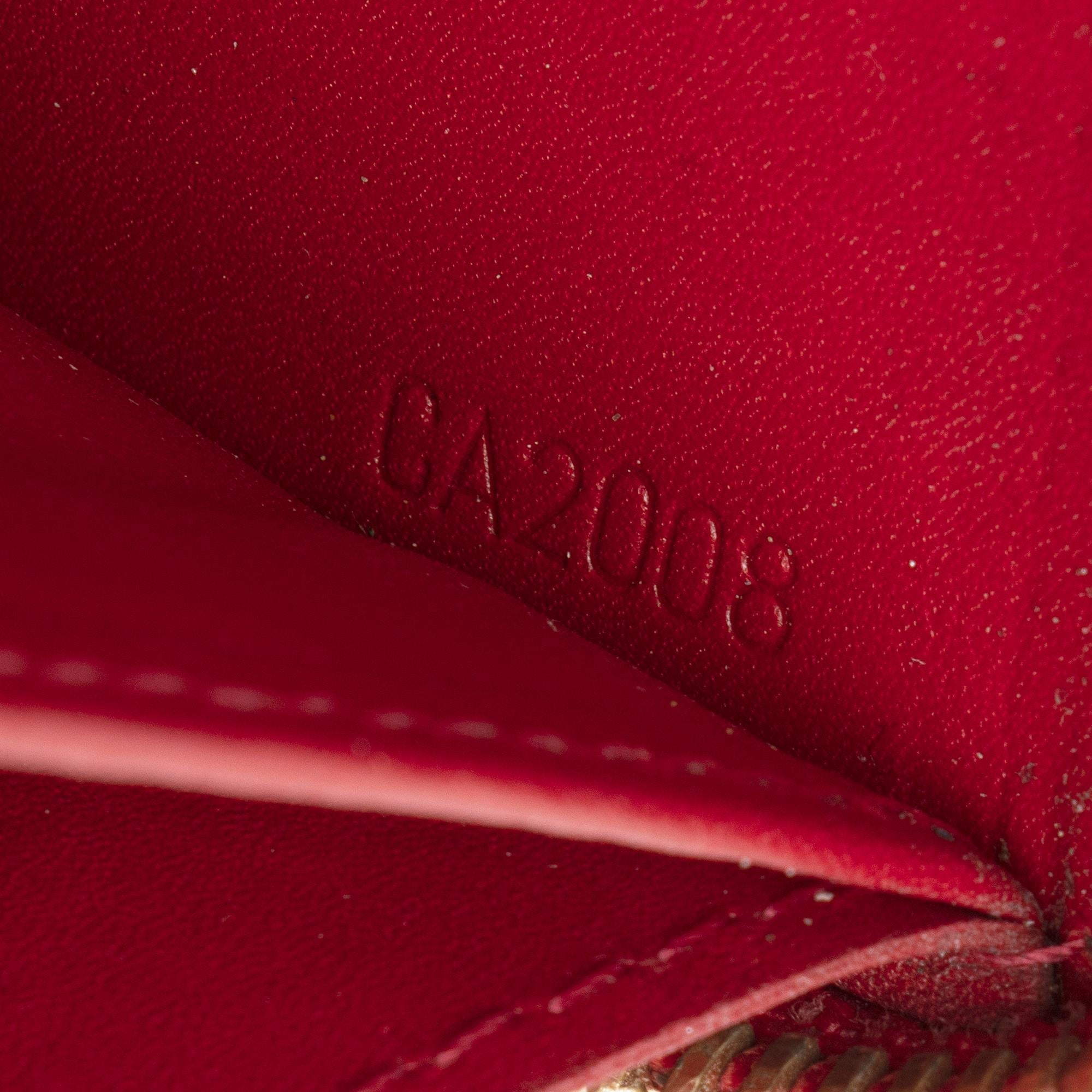 Louis Vuitton Monogram Vernis Zippy Wallet (SHF-22316)