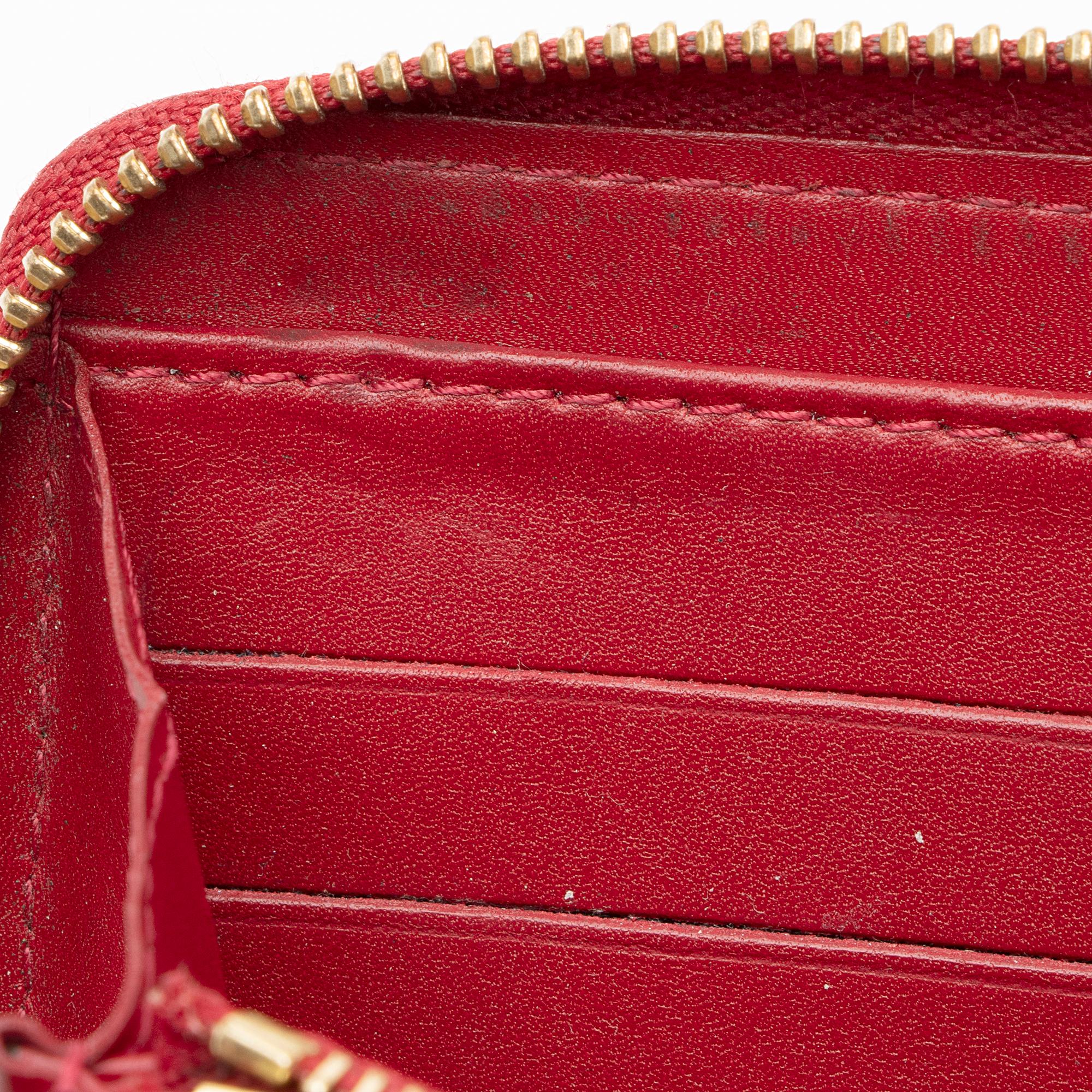 Louis Vuitton Monogram Vernis Zippy Wallet (SHF-22316)