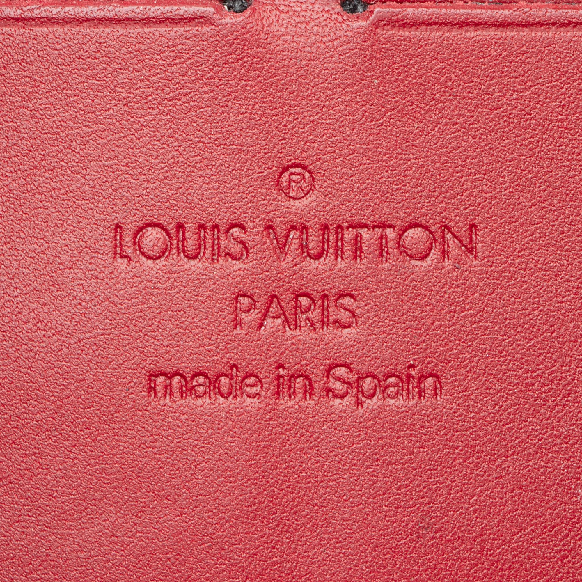 Louis Vuitton Monogram Vernis Zippy Wallet (SHF-22316)