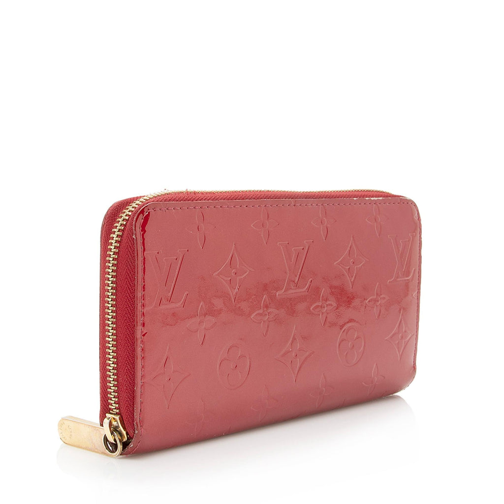 Louis Vuitton Monogram Vernis Zippy Wallet (SHF-22316)