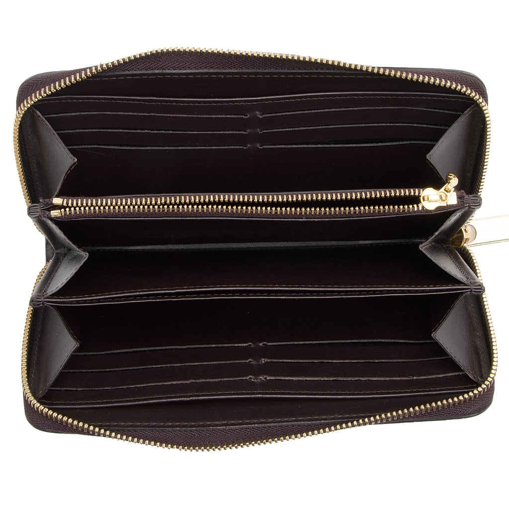 Louis Vuitton Monogram Vernis Zippy Wallet (SHF-23541)
