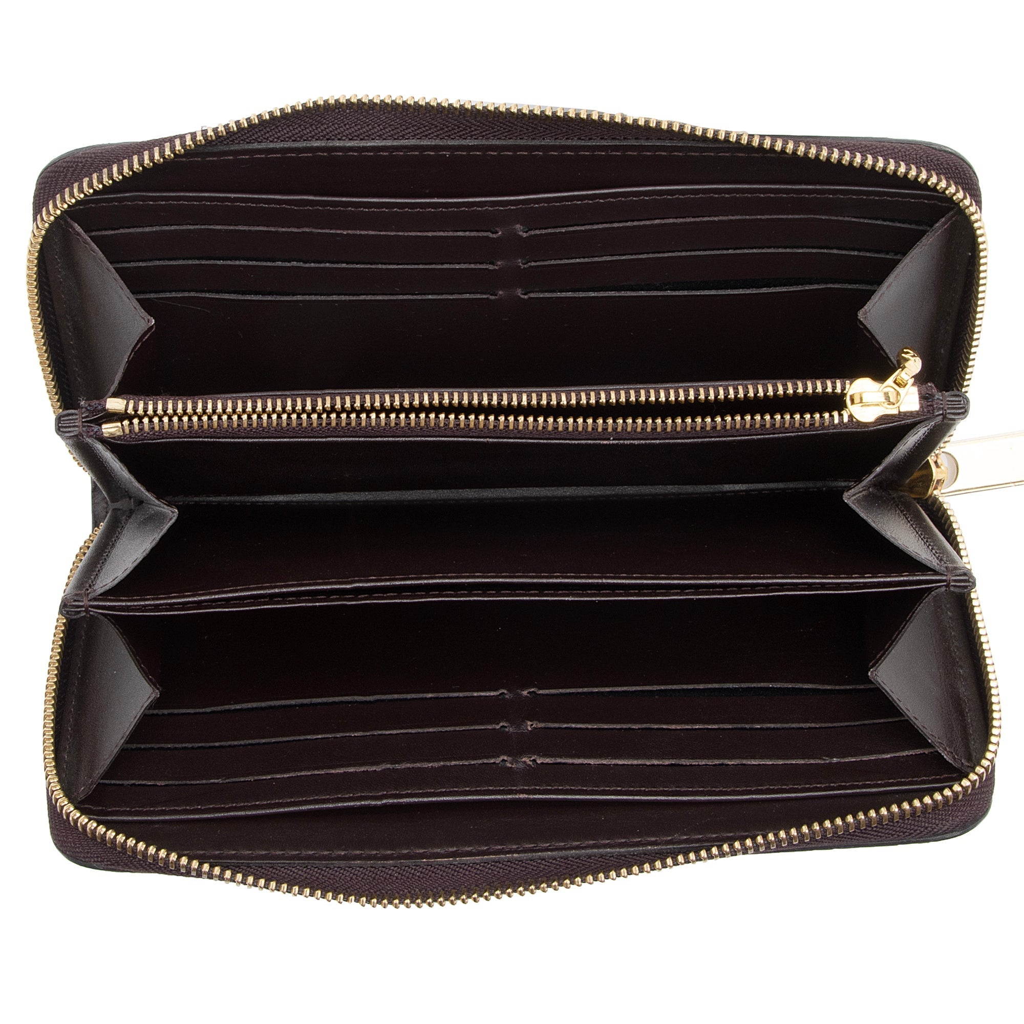 Louis Vuitton Monogram Vernis Zippy Wallet (SHF-23541)