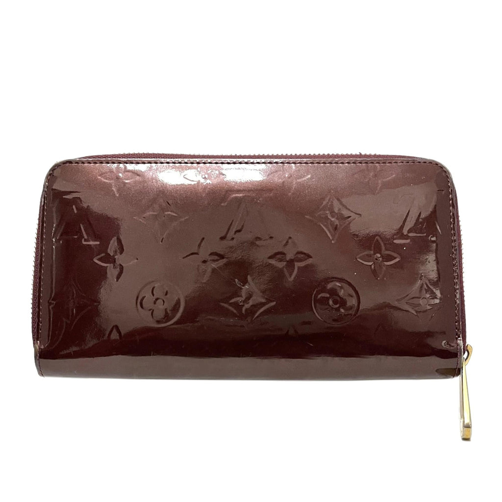 Louis Vuitton Monogram Vernis Zippy Wallet (SHG-rTNgLz)