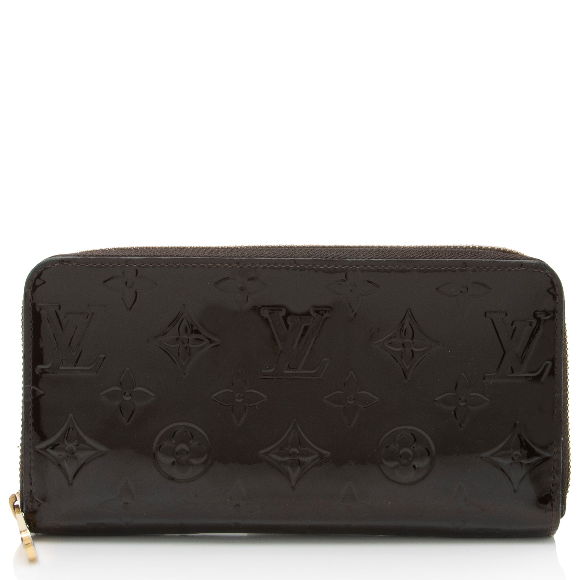 Louis Vuitton Monogram Vernis Zippy Wallet (SHF-O0VEBU)