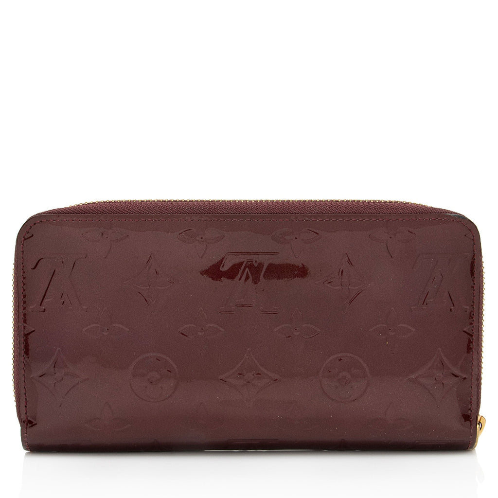 Louis Vuitton Monogram Vernis Zippy Wallet (SHF-SHewWh)