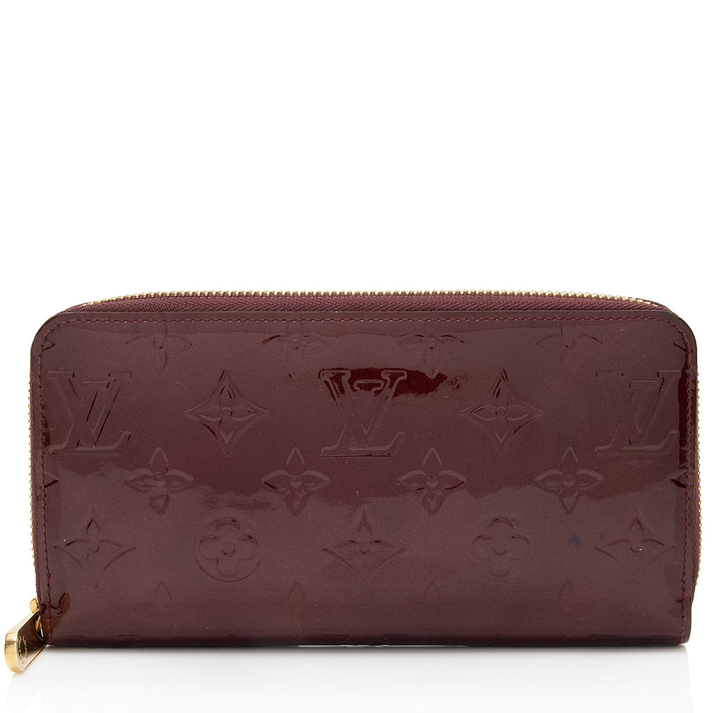 Louis Vuitton Monogram Vernis Zippy Wallet (SHF-SHewWh)