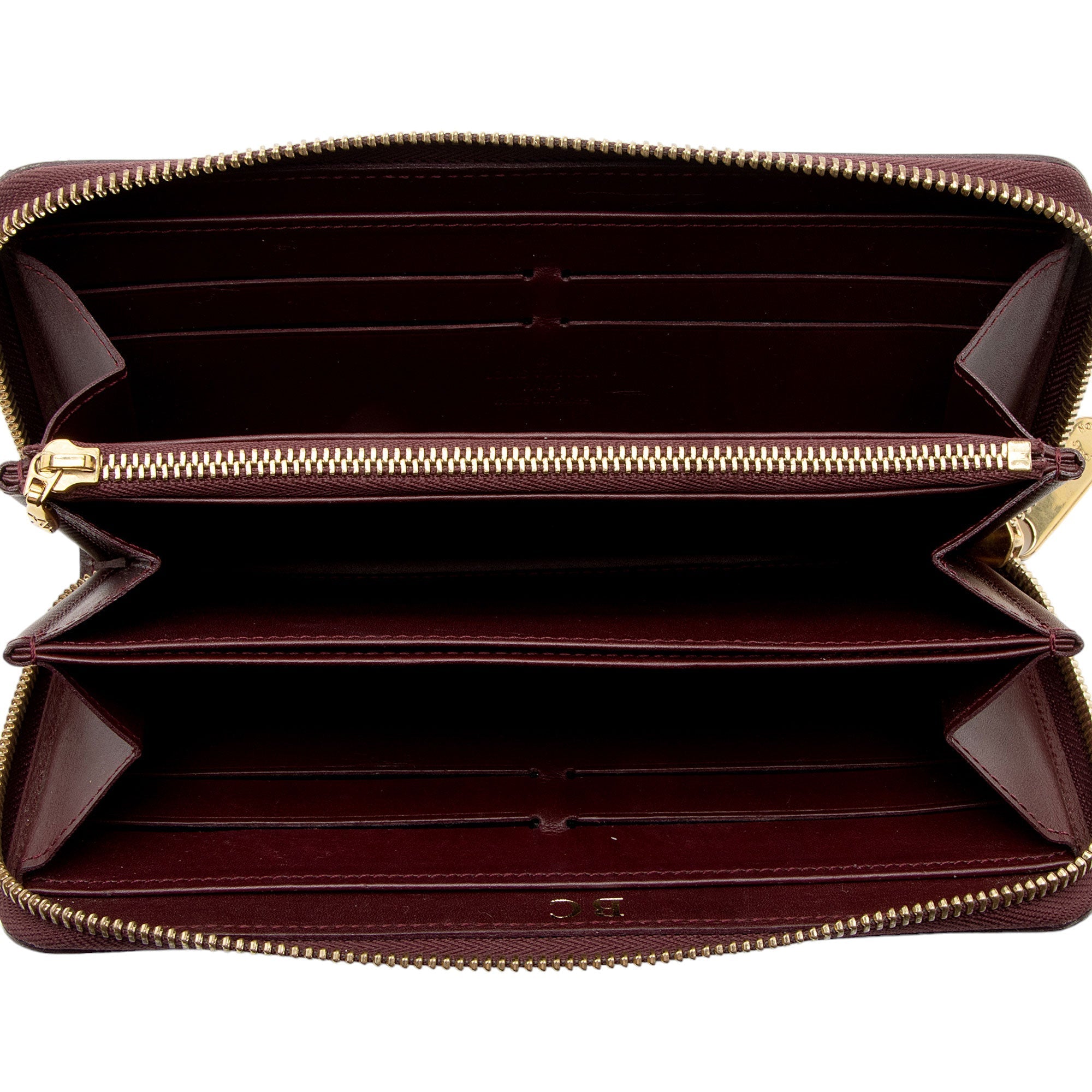 Louis Vuitton Monogram Vernis Zippy Wallet (SHF-SHewWh)