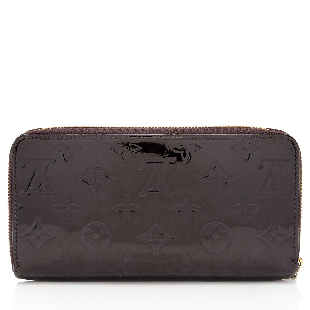 Louis Vuitton Monogram Vernis Zippy Wallet (SHF-0wPWNy)