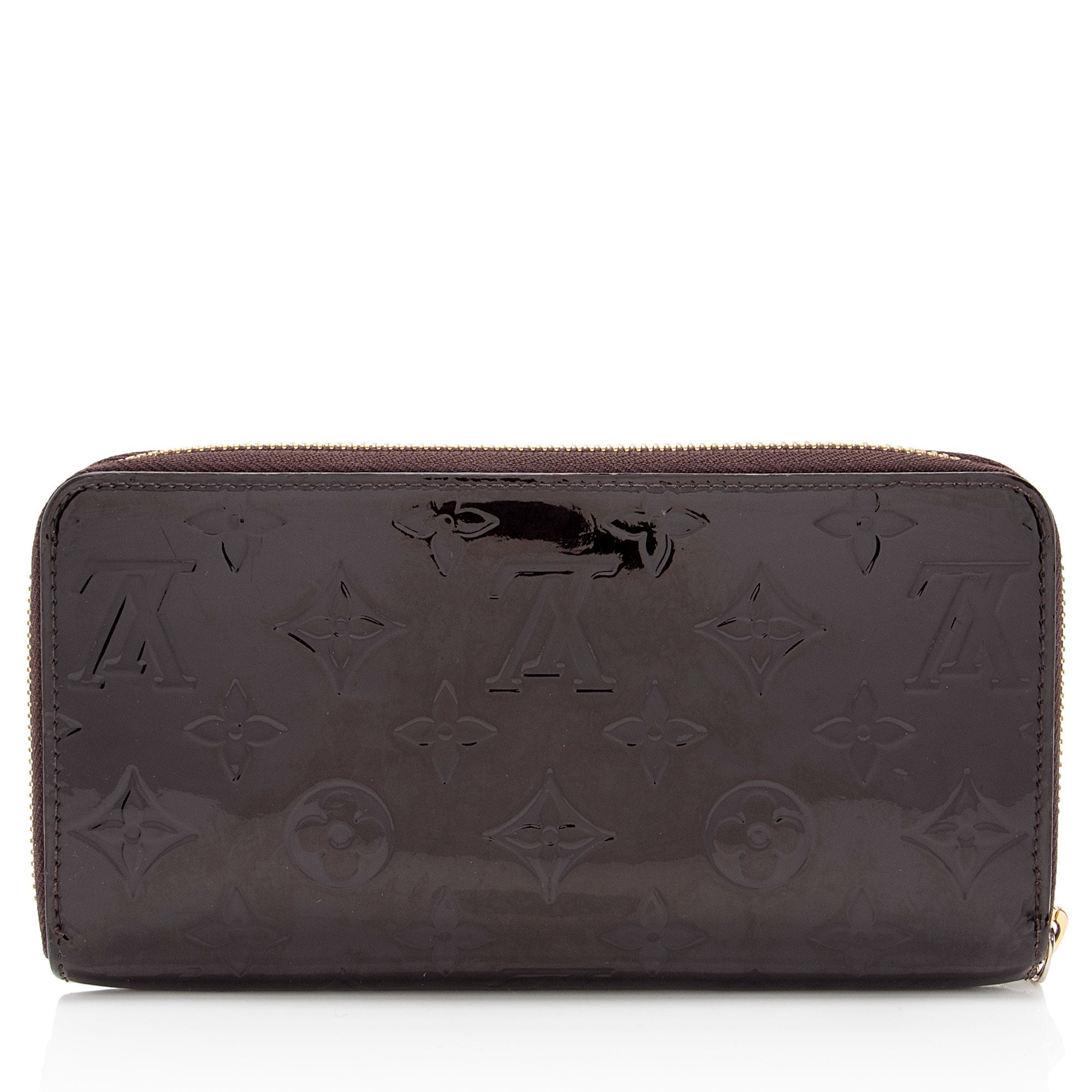 Louis Vuitton Monogram Vernis Zippy Wallet (SHF-0wPWNy)