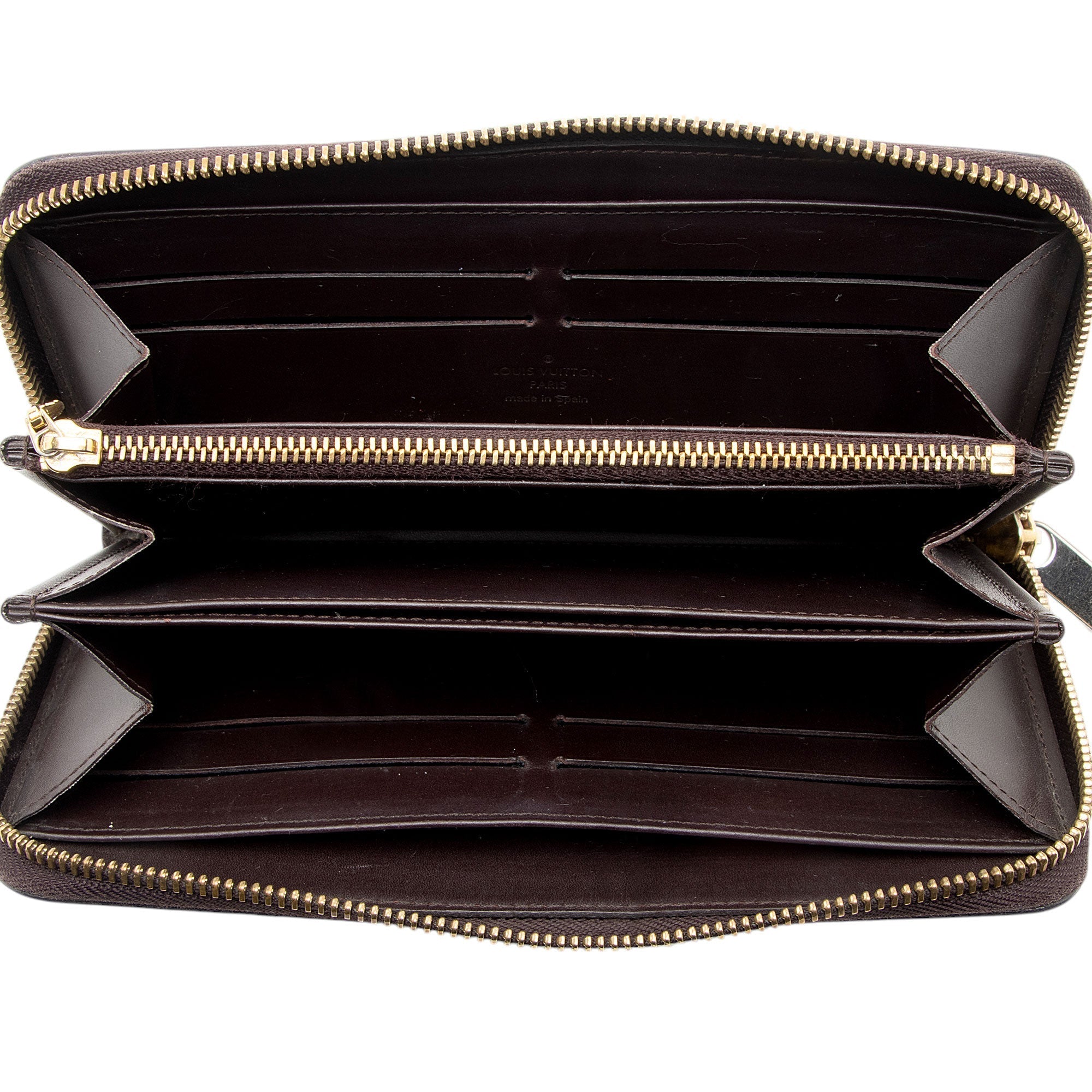 Louis Vuitton Monogram Vernis Zippy Wallet (SHF-0wPWNy)