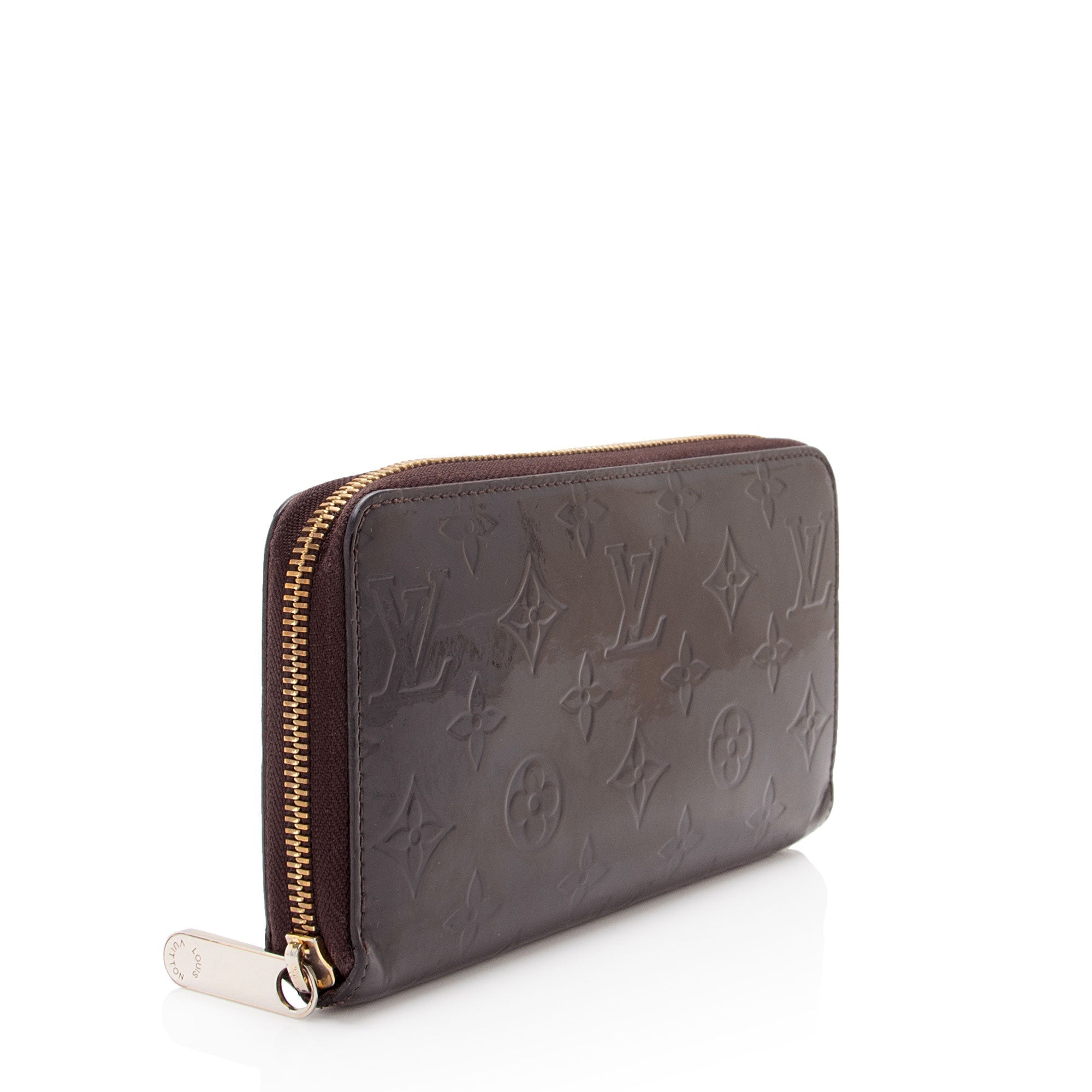 Louis Vuitton Monogram Vernis Zippy Wallet (SHF-0wPWNy)