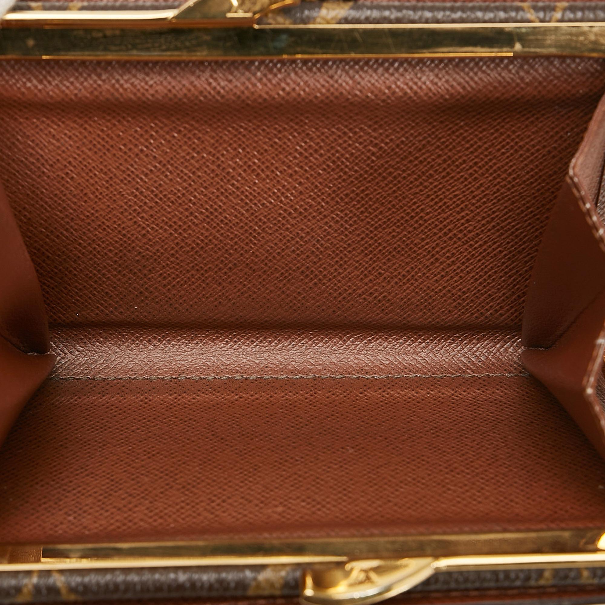 Louis Vuitton Monogram Viennois Wallet (SHG-37457)