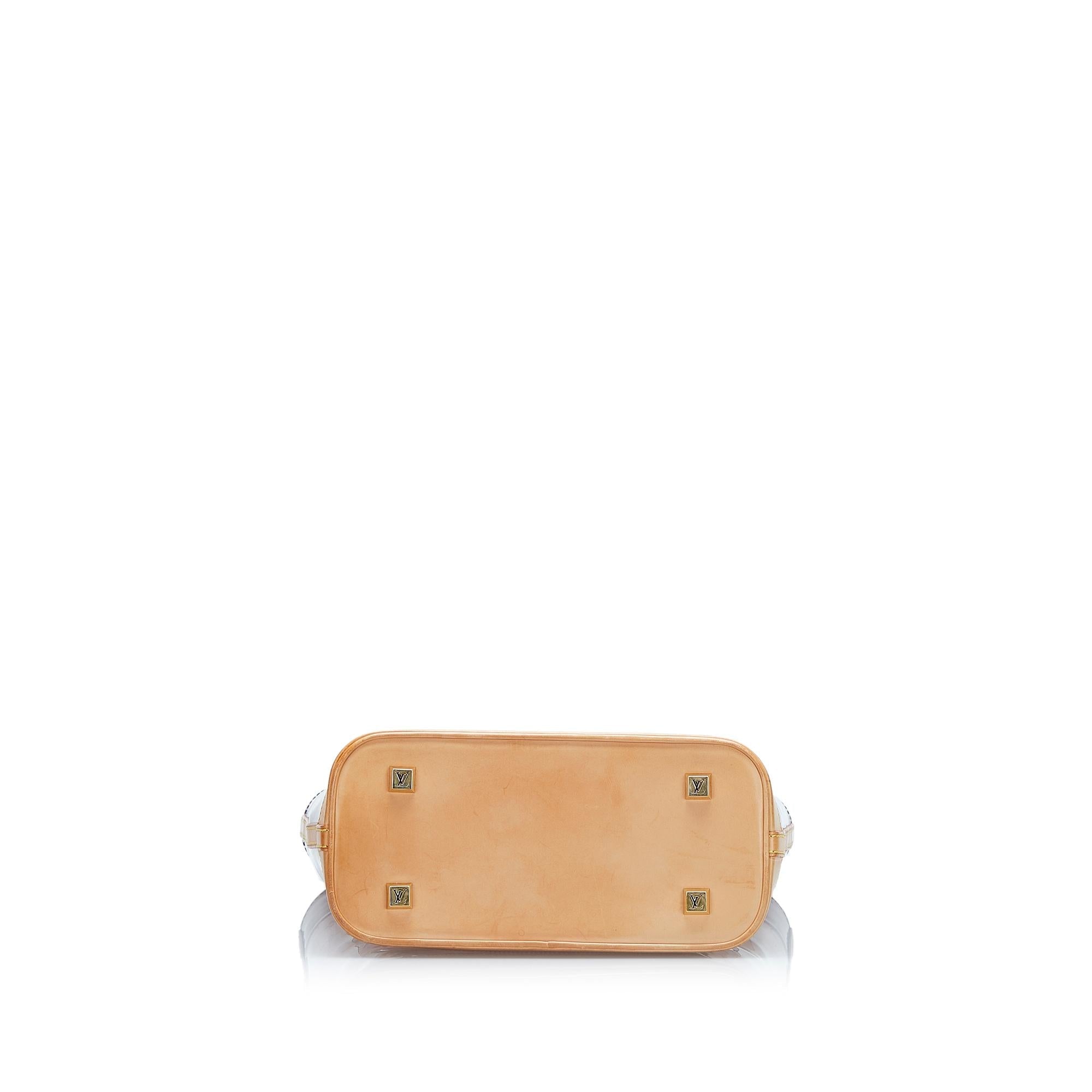 Louis Vuitton Monogram Vinyl Cabas Sac Ambre MM (SHG-KA6Dir)