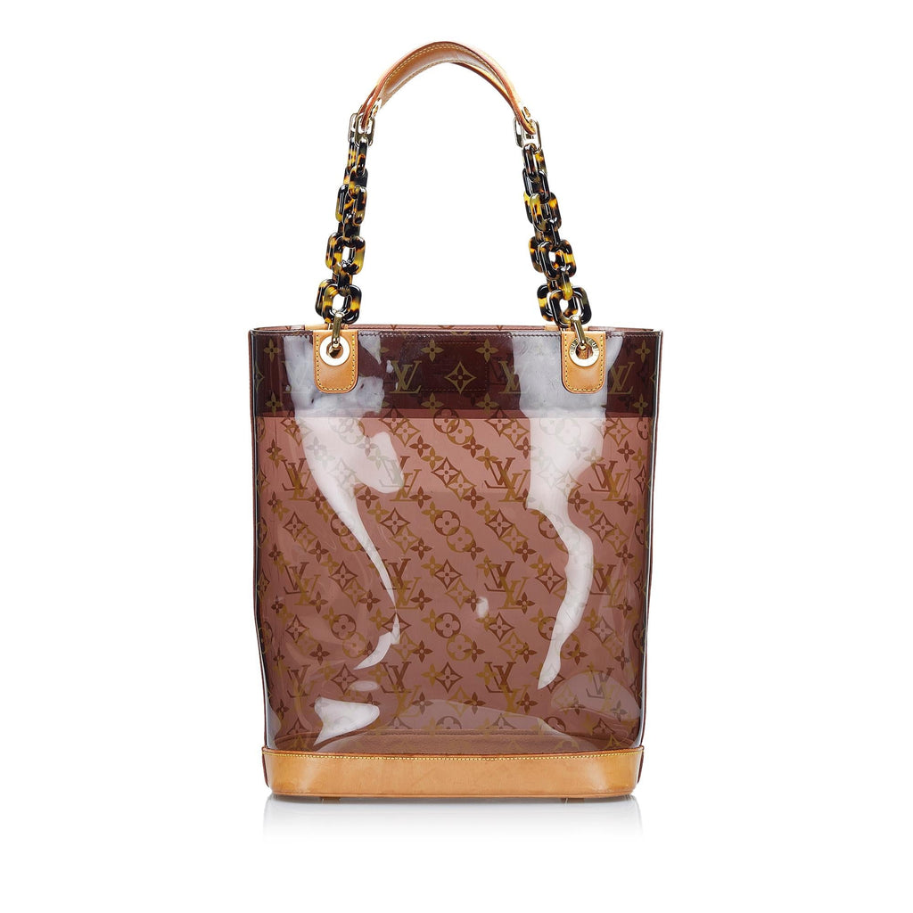 Louis Vuitton Monogram Vinyl Cabas Sac Ambre MM (SHG-KA6Dir)