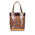 Louis Vuitton Monogram Vinyl Cabas Sac Ambre MM (SHG-KA6Dir)