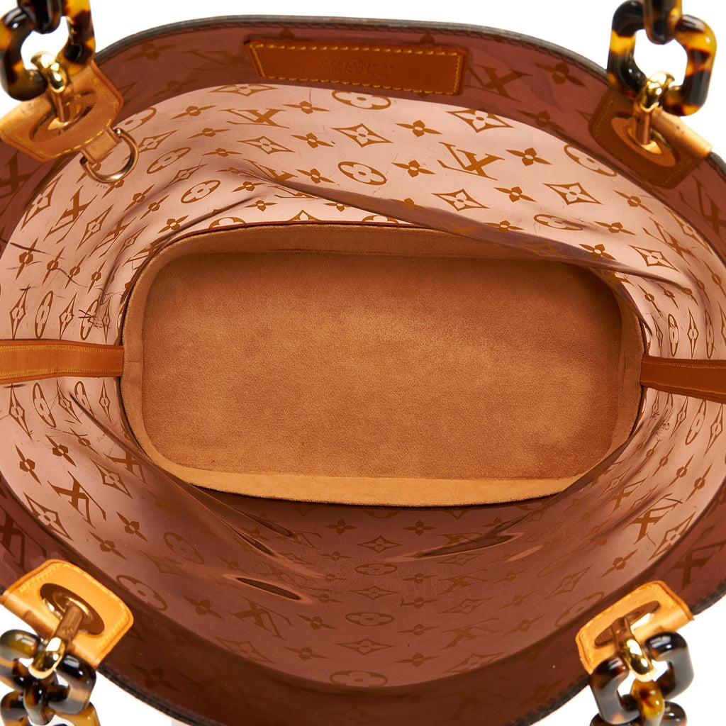 Louis Vuitton Monogram Vinyl Cabas Sac Ambre MM (SHG-KA6Dir)