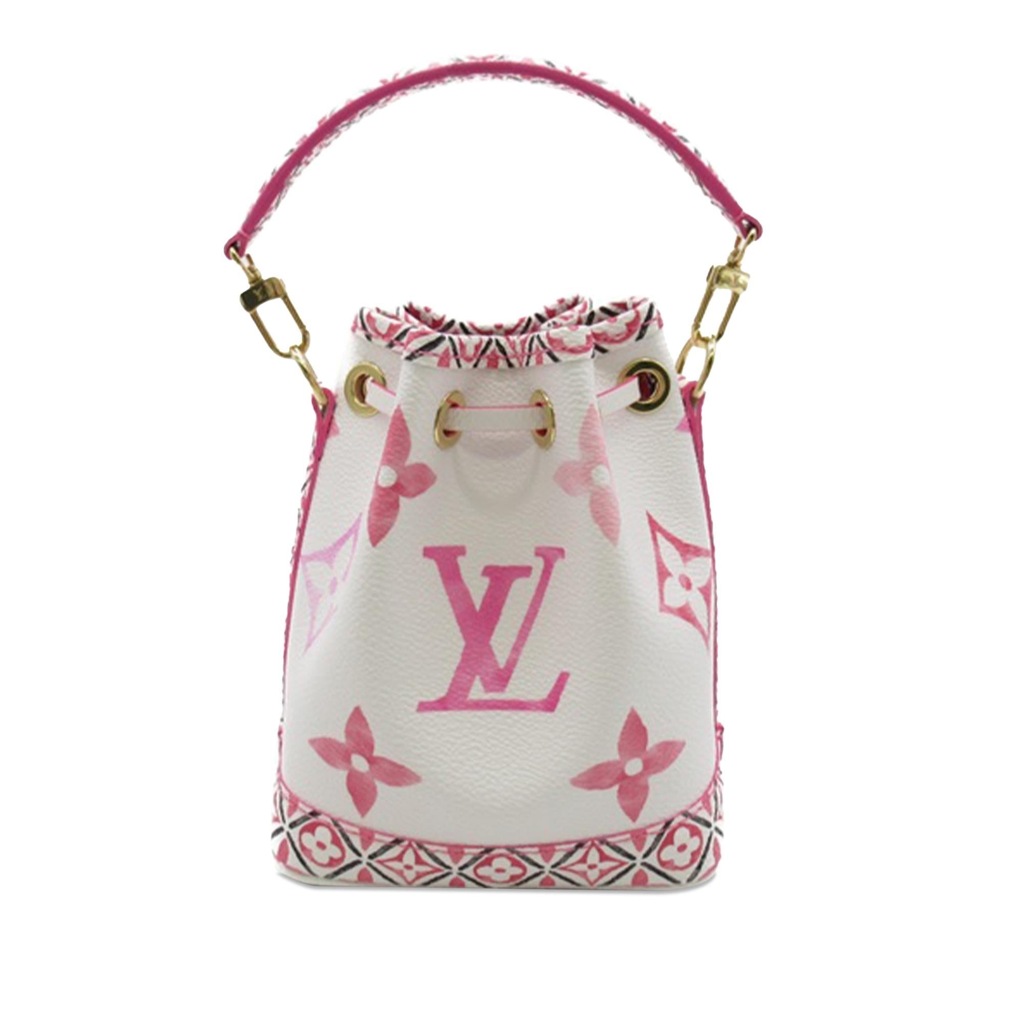 Louis Vuitton Monogram Watercolor Giant By the Pool Nano Noe (SHG-ocGy0m)