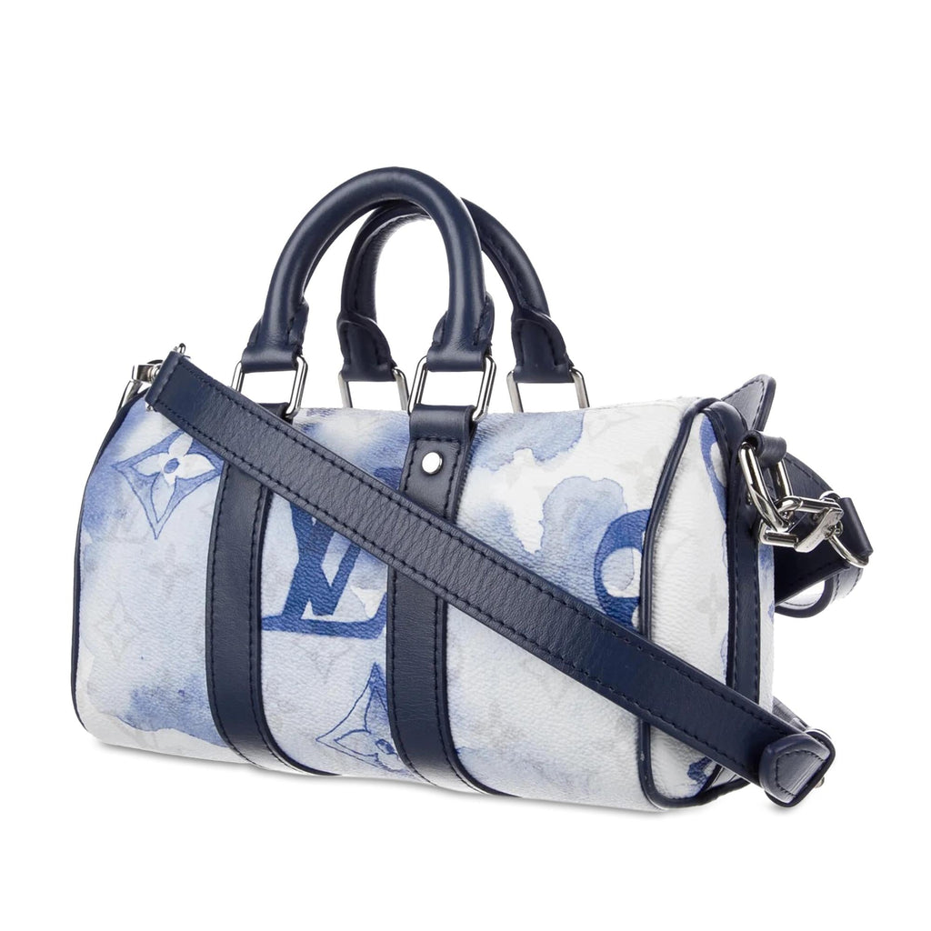 Louis Vuitton Monogram Watercolor Keepall Bandouliere XS (SHG-MAf0ah)