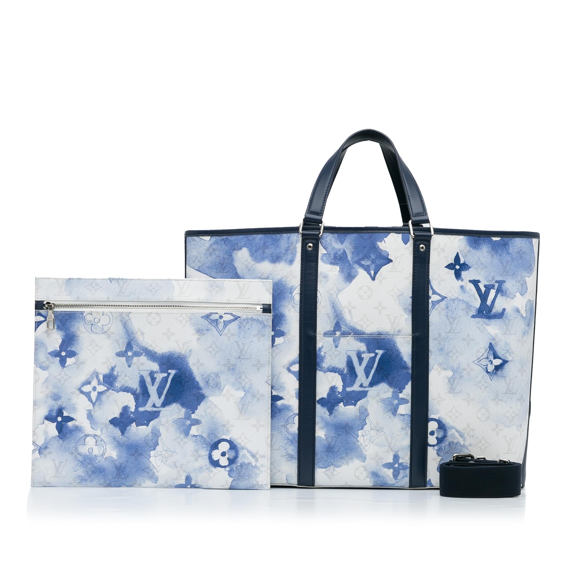 Louis Vuitton Monogram Watercolor Weekend Tote PM (SHG-mYMRkq)