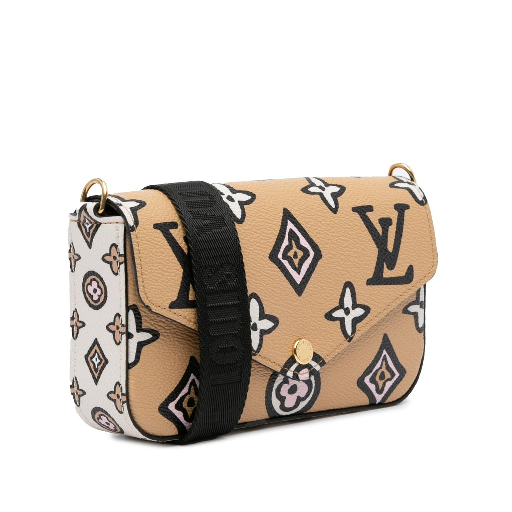 Louis Vuitton Monogram 'Wild at Heart' Felicie Strap & Go (SHG-ImIgwN)
