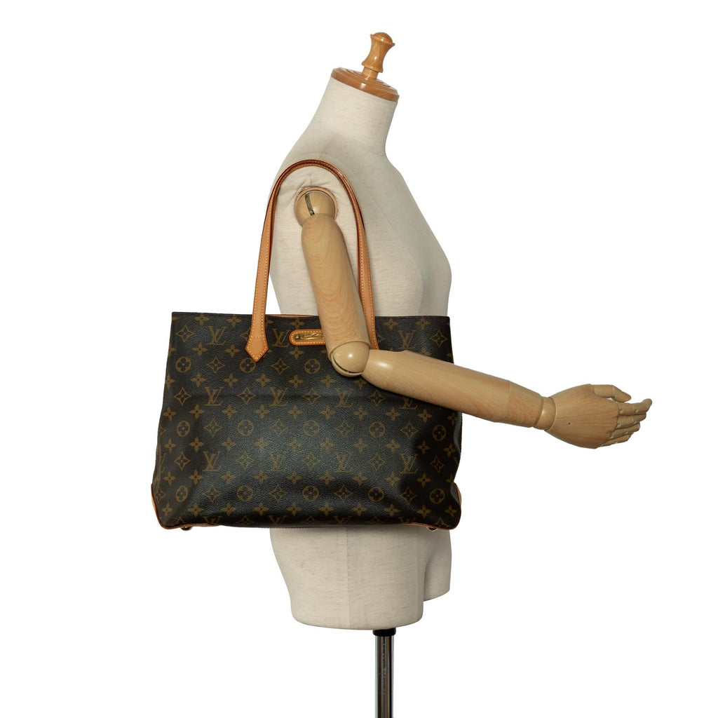 Louis Vuitton Monogram Wilshire MM (SHG-mJRzrg)