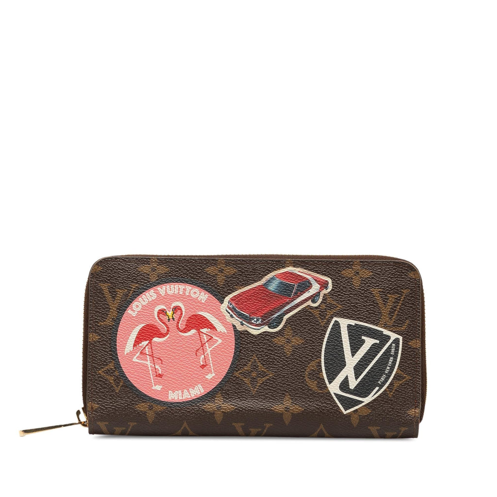 Louis Vuitton Monogram World Tour Zippy Long Wallet (SHG-Ss2wXH)