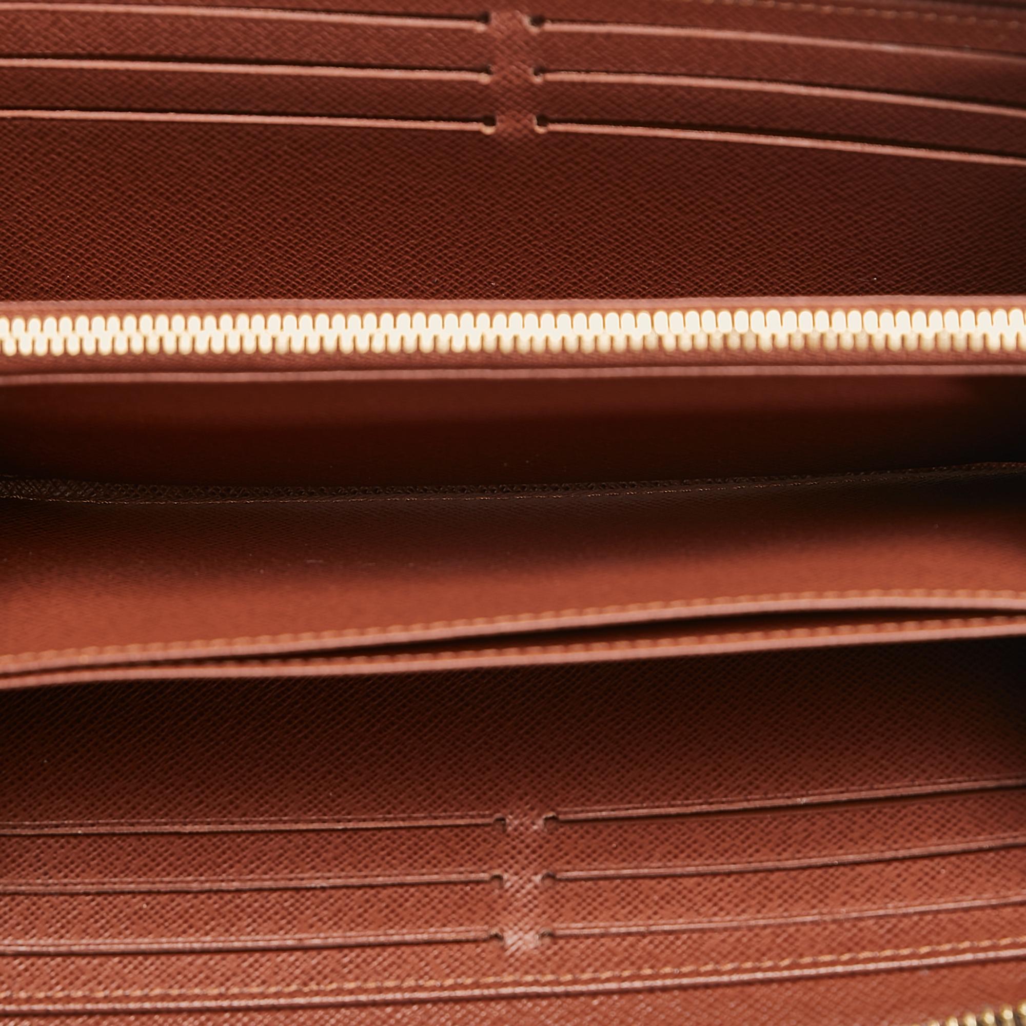 Louis Vuitton Monogram Zippy Wallet (SHG-37177)