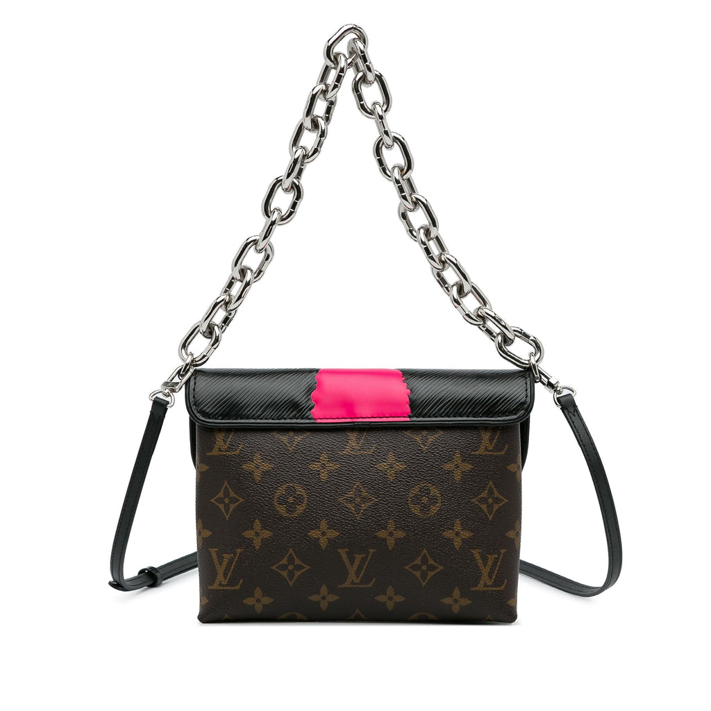 Louis Vuitton Monogram and Epi Printed Kabuki Masks Pochette (SHG-sSGSrc)