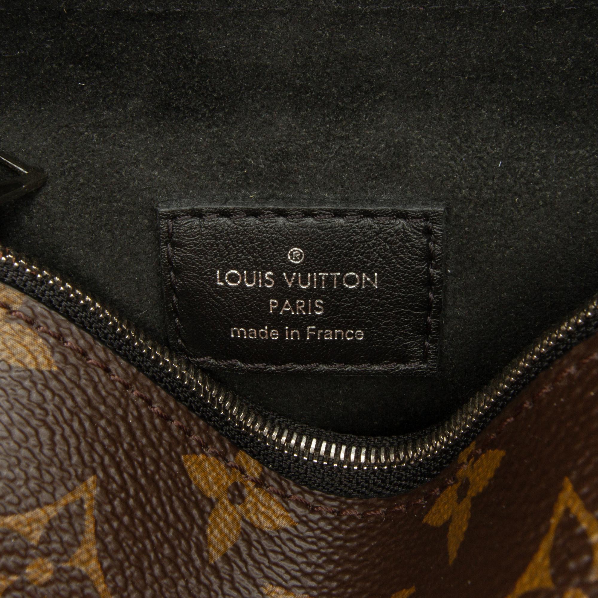 Louis Vuitton Monogram and Epi Printed Kabuki Masks Pochette (SHG-sSGSrc)