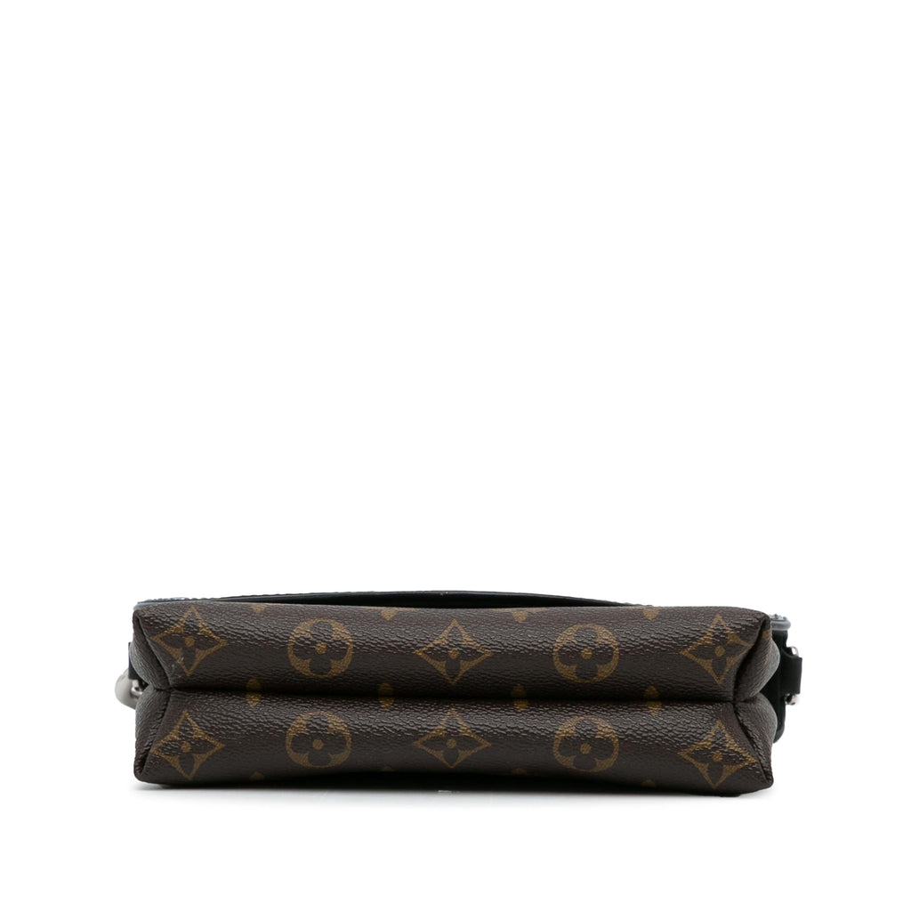 Louis Vuitton Monogram and Epi Printed Kabuki Masks Pochette (SHG-sSGSrc)