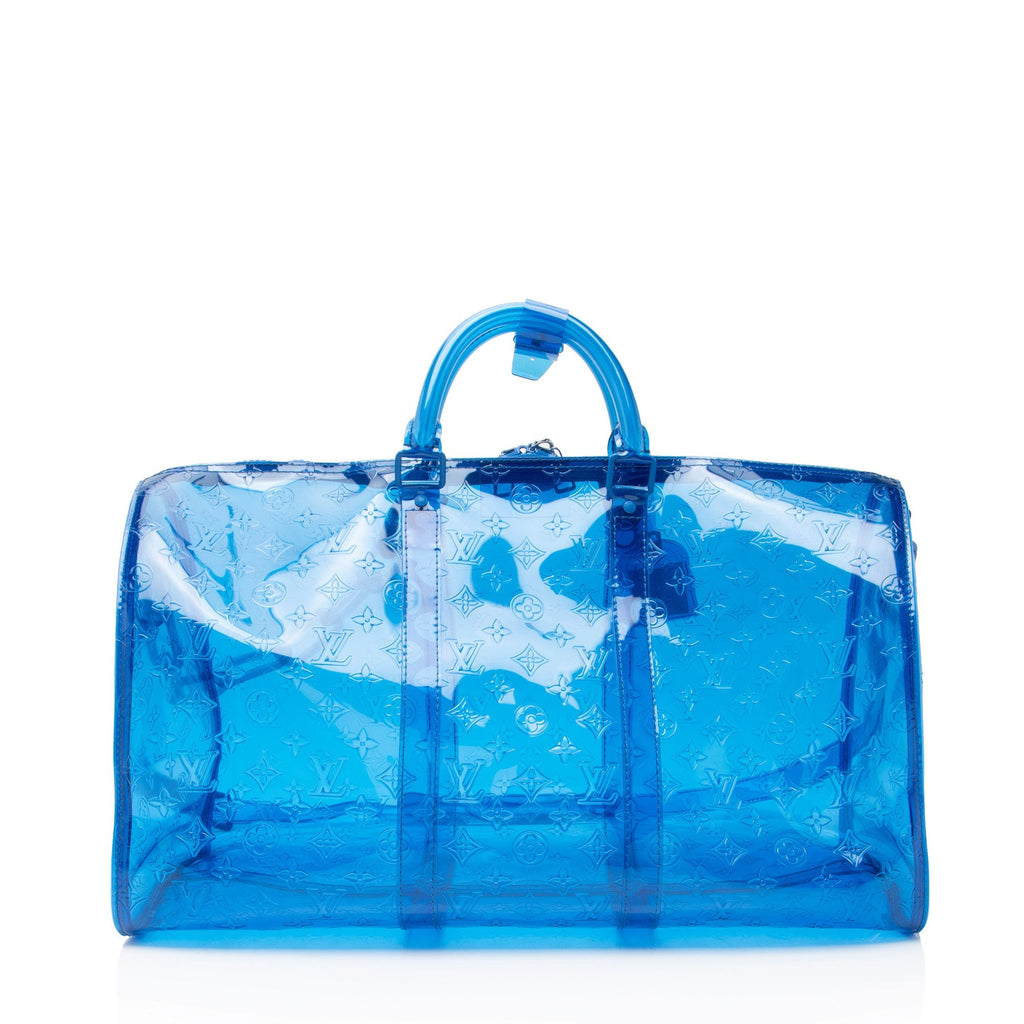Louis Vuitton PVC Monogram Keepall Bandouliere 50 Duffle
