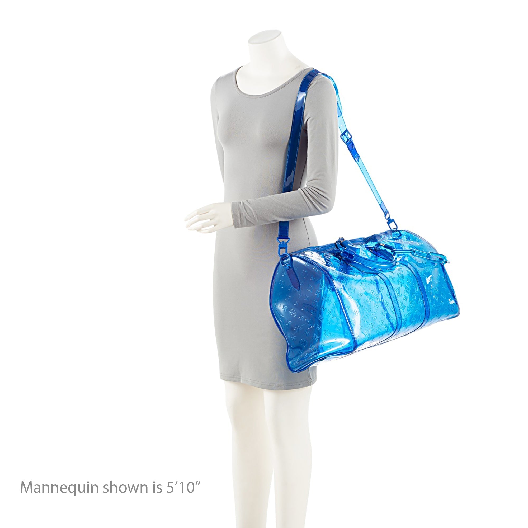 Louis Vuitton PVC Monogram Keepall Bandouliere 50 Duffle