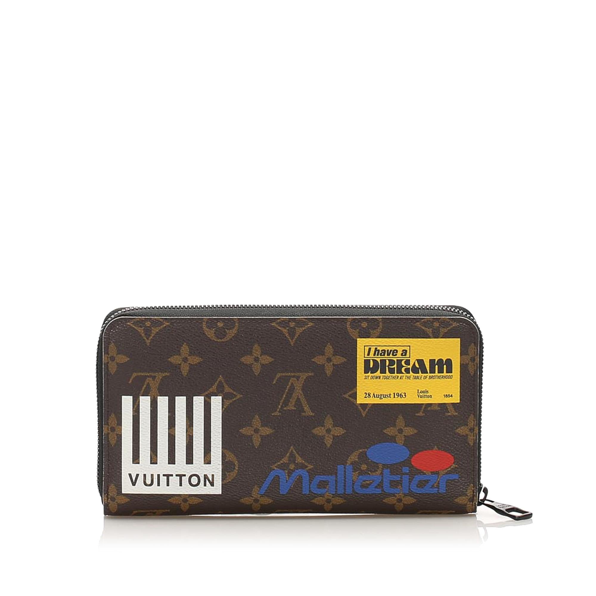 Louis Vuitton Printed Monogram Long Wallet (SHG-37391)